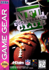 NFL Quarterback Club 95 Sega Game Gear US box art